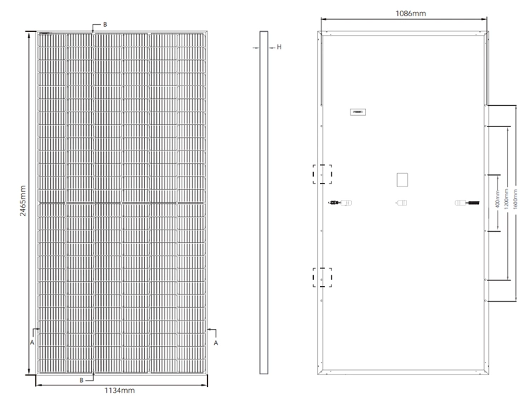 Half Cell 580 595 600 615 625W Jinko Wholesale Poly PV Fold Flexible Black Monocrystalline Polycrystalline Photovoltaic Module Mono Solar Energy Power Panel