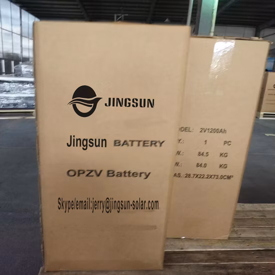 Opzs Opzv 12V 200ah 2V 1000ah 3000ah 管状充電式ディープサイクル鉛酸バッテリー